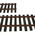 Railroad Tracks As Important Road Facility With Wooden Sleepers And Metal Rails