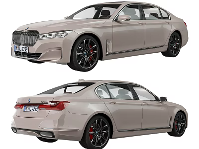 Hyundai BMW Cars 3d model