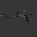Rifle Split Component Semi-automatic Rifle Split Component Combat Rifle Split Component Campaign Rifle Split Component 3d model