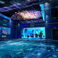 Modern Cultural Center Architectural Design With Digital Technology And Open Environment