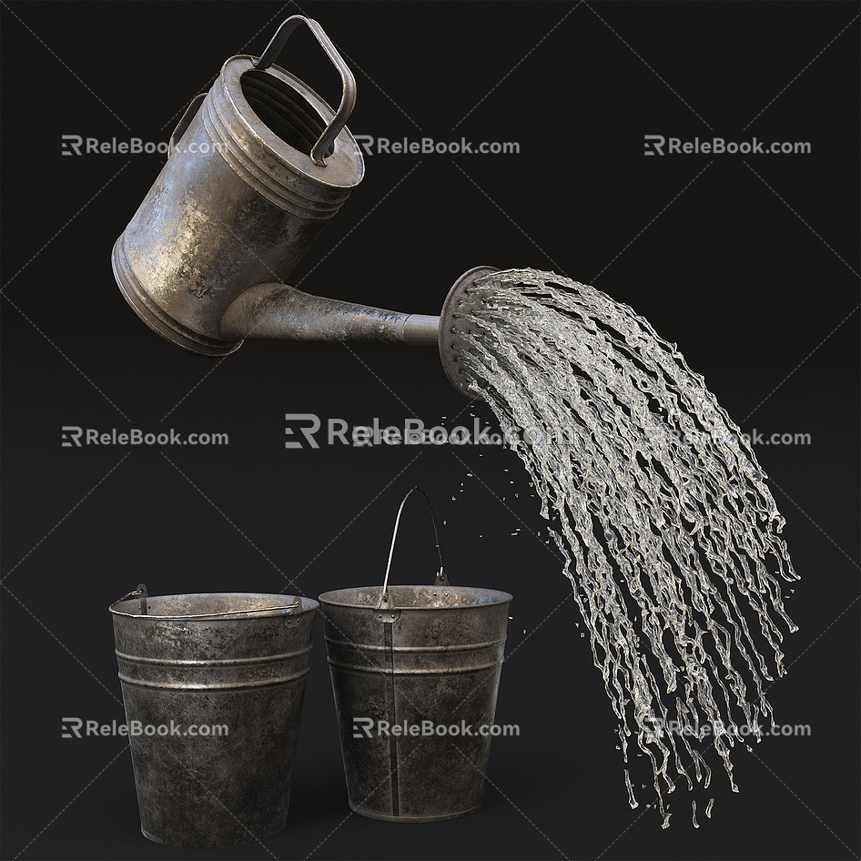 Watering pot model