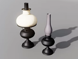 Oil lamp 3d model