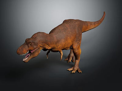 Realistic Tyrannosaurus Rex Dinosaur 3D Model With Detailed Skin And Sharp Teeth 3d model