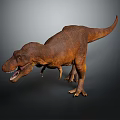 Realistic Tyrannosaurus Rex Dinosaur 3D Model With Detailed Skin And Sharp Teeth