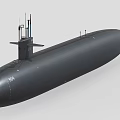 Modern Submarine 3d model