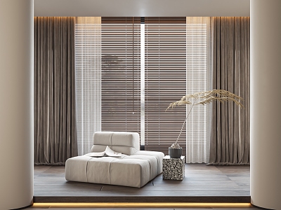 Style Curtain 3d model