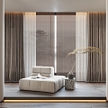 Style Curtain 3d model