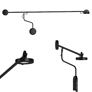 Modern wall lamp flick wall lampatron wall lamp 3d model