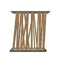 Chinese bamboo bamboo goose warm stone 3d model