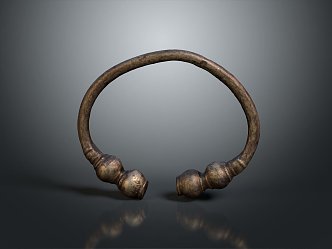 Bracelet Arm Bangle Carved Bracelet Item 3d model