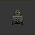 Military Tank With Camouflage Paint Mounted Weapon System And Number 621 Military Design
