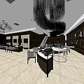 Luxurious Jewelry Store Interior With Glass Display Cases Elegant Chandeliers And Marble Floors
