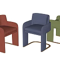 Modern Accent Chair With Velvet Upholstery And Gold Metal Frame In Multiple Colors