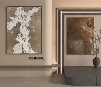 Quiet decorative painting 3d model