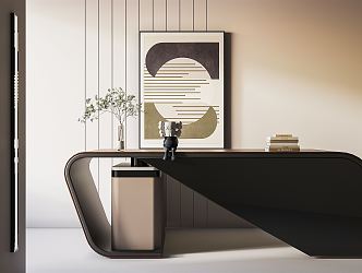 Modern Desk 3d model