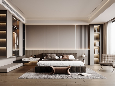 Modern Bedroom 3d model