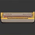 Vintage Smith Corona Electra 210 Yellow Typewriter with Retro Keyboard Classic Design