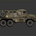 Military Tank With Six Wheeled Camouflage Design Armored Vehicle Top Equipment