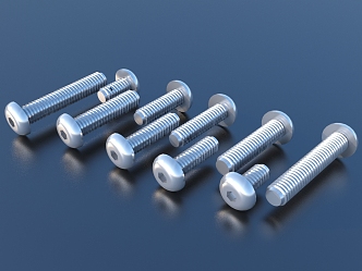 Screw Nut Hardware 3d model