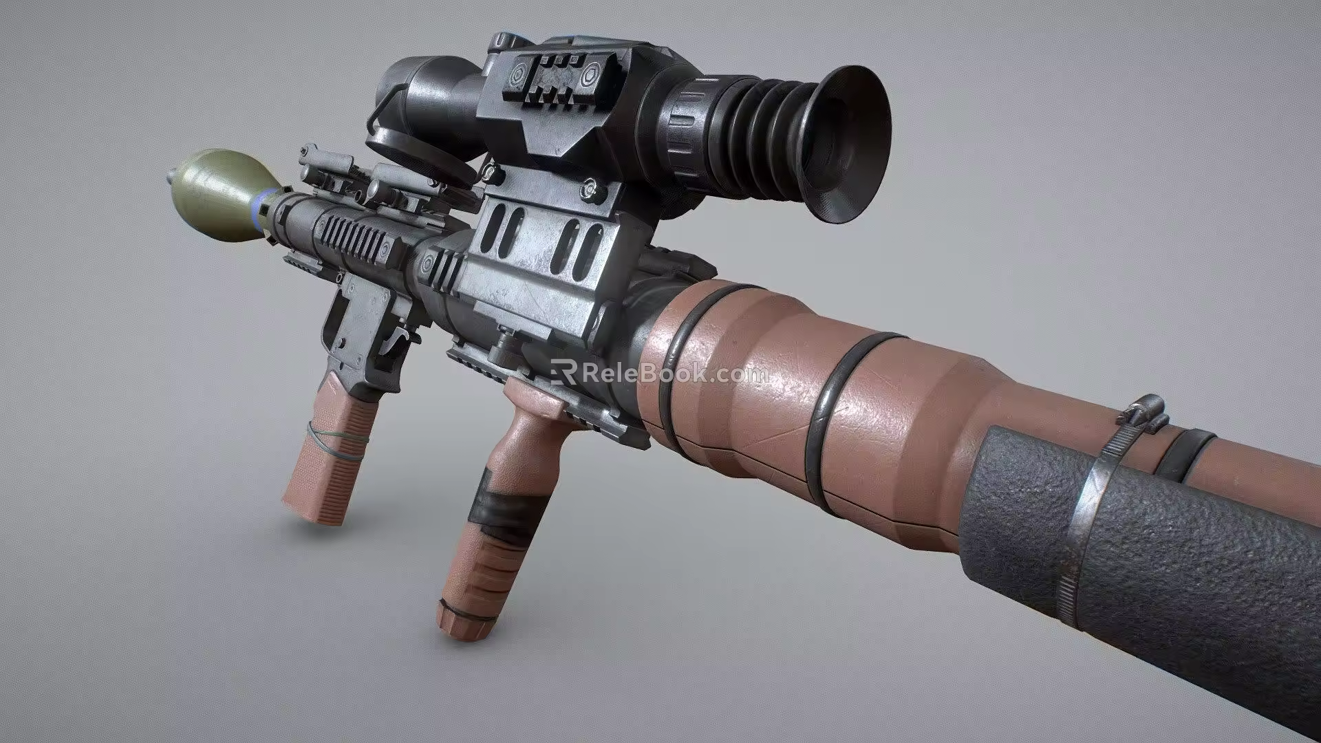 Precision rocket launcher 3d model