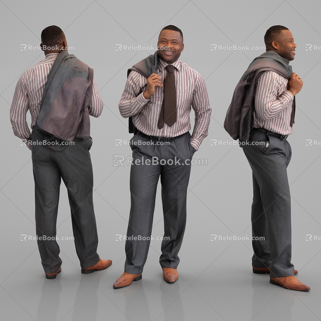 modern man business man model