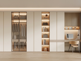 Modern wardrobe 3d model