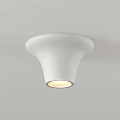 Modern White Ceiling Light Fixtures Featuring Curved Leaf and Circular Design Styles with Illumination