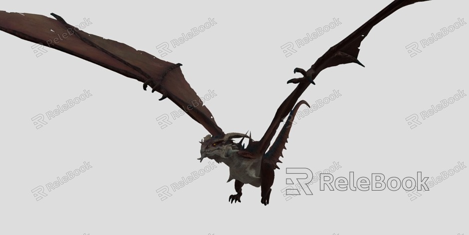 Dragon Dragon Western Dragon Fire-breathing Dragon Evil Dragon Belt Skeleton Belt Animation model