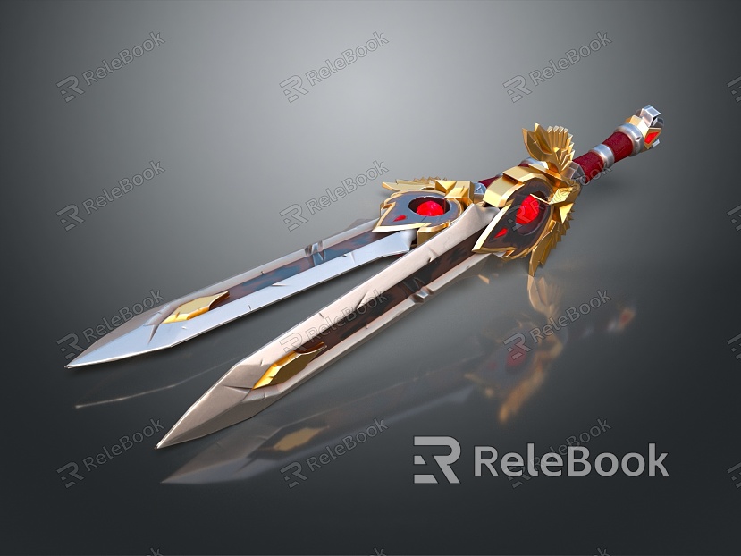 Modern Sword Officer Sword Cartoon Sword model