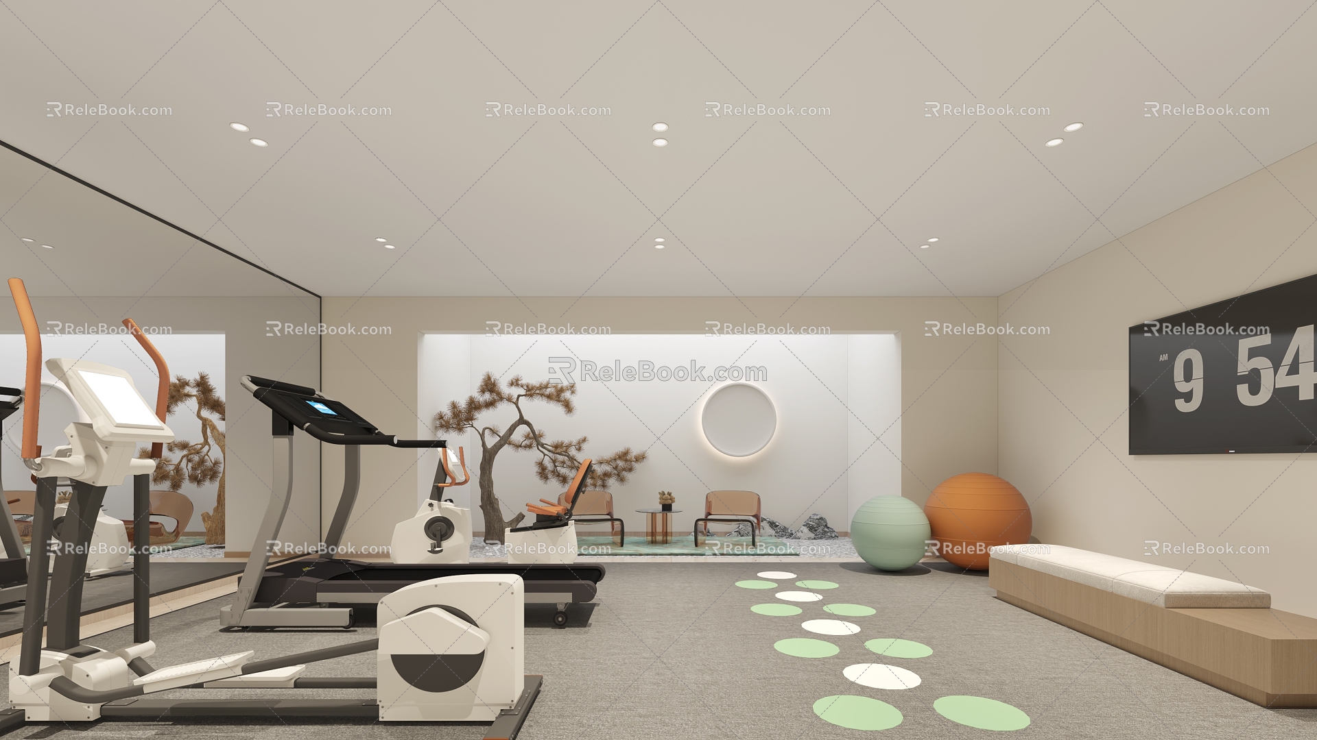 Villa Gym Villa Gym Villa Basement 3d model