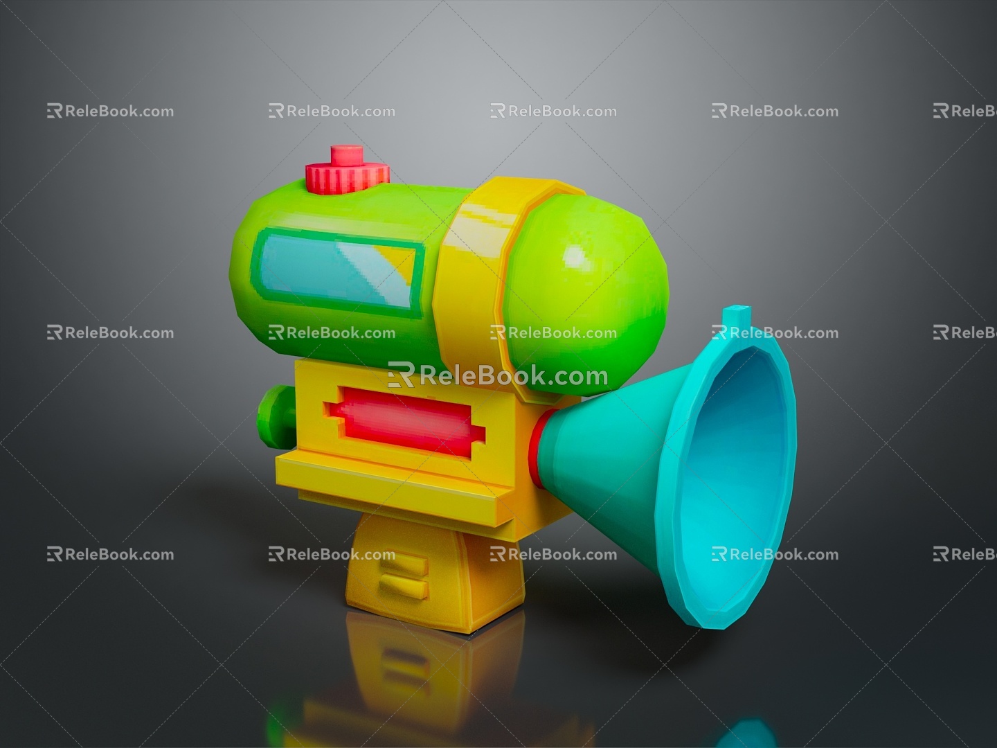 Toy gun bubble gun water gun children's toy toy children's toy gun toy water gun pistol 3d model