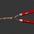 Rustic DETIC AC Pliers With Red Handle Hand Tool For Workshop Applications