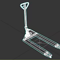 Heavy Duty Manual Pallet Jack With Steel Forks And Ergonomic Handle