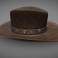 Modern cowboy hat 3d model