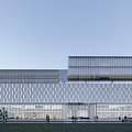 Style Interspersed with 7-storey Community Center 3d model