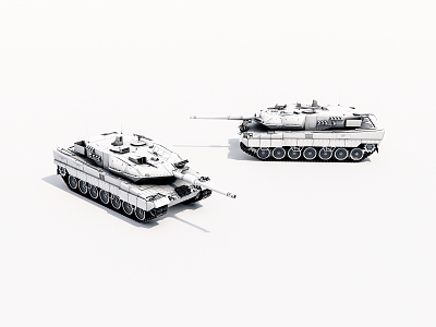 Modern Tanks 3d model