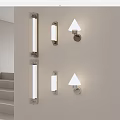 Elegant Modern Wall Sconces Decorative Lighting Mounted In Staircase Area For Home