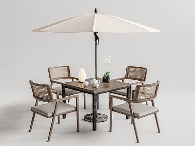 Modern Outdoor Table and Chair Outdoor Dining Table and Chair model