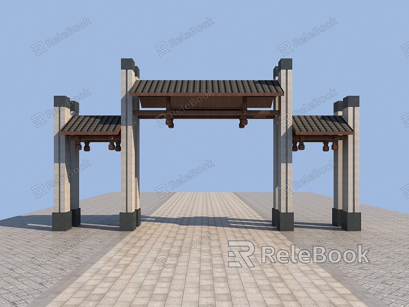 Chinese archway model