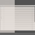Window Blinds Modern White Interior Design With Adjustable Slats And Neutral Wall 3d model