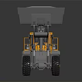 Yellow Volvo Heavy Duty Wheel Loader With Large Bucket And Big Wheels