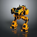 Mech Warrior Mech Soldier Machine Battlearm Mechanical Battlearm Machine Fighter Robot 3d model