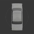 Vintage Classic White Sedan with Roof Rack and Retro Exterior Design