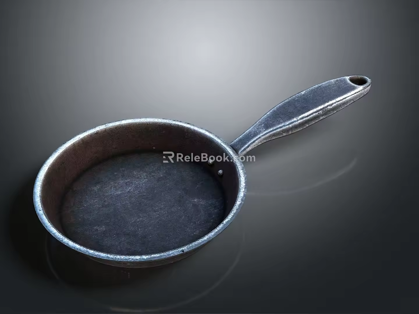 Pan Flat Pan Flat Frying Pan Frying Pan 3d model