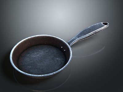 Pan Flat Pan Flat Frying Pan Frying Pan 3d model