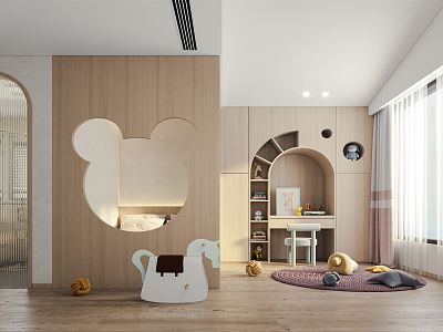 Modern Children's Room Daughter Room model