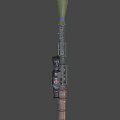 Precision rocket launcher 3d model