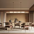 Song Style Restaurant 3d model