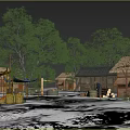 The Modern Village 3d model