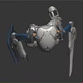 Modern Robots 3d model